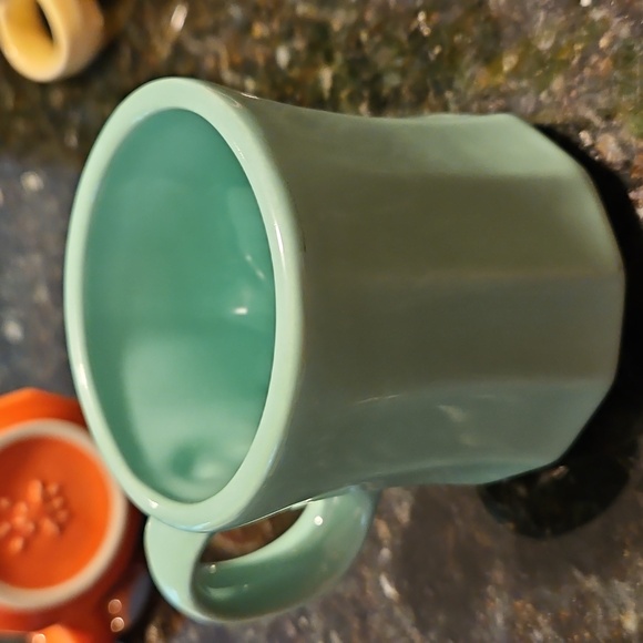 Homer Laughlin Co Ceramic 4 Pc Mug Tower Corset Set Vintage - Picture 4 of 12